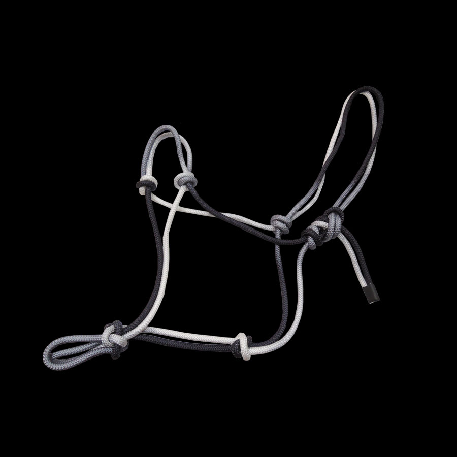 COLOR FADED ROPE HALTER